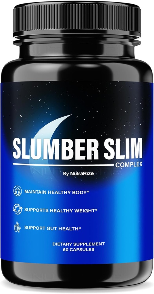 Slumber Slim Kilo Kaybı, Resmi SlumberSlim Kompleksi Formula, Tüm Doğal Piller Fitness ve Genel Wellness, Premium Capsules, Slumber Slim İncelemeleri (60 Capsules)