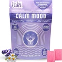 Laki Naturals Lavender Χαμομήλι Ηρεμία Mood Λειτουργικό Herbal Lozenges (14ct) Λαρύγγι & Χαλαρωτικό Σκληρό καραμέλες με μαγνήσιο, Ashwagandha, Καλιφόρνια Πόπυ & Βαλεριάνα. Vegan, Χωρίς ζάχαρη, Χωρίς γλουτένη
