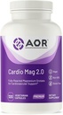 AOR, Cardio Mag 2.0, υποστηρίζει μια υγιή καρδιά, μυϊκή λειτουργία και ενέργεια, συμπλήρωμα μαγνησίου, 30 μερίδες (120 κάψουλες)
