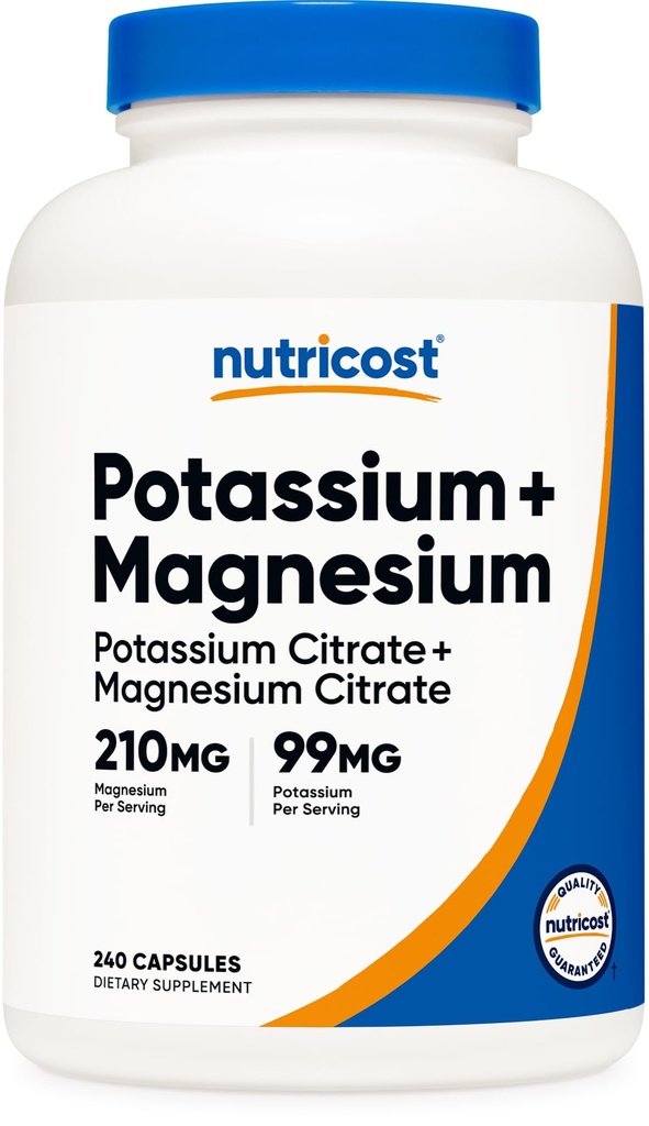 Nutricost P properties (99 mg) (210 mg) Citrates, 240 Capsules - Non-GMO, Gluten Free