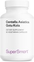 SuperSmart - Centella Asiatica 180mg per Day - Gotu Kolaksiyon Tamam | Non-GMO & Gluten Free - 90 Vegetarian Capsules