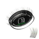 Lashify Curl 10mm Gossamer Eyelash, Ombre Green'de Yenileme, Doğal Bir Bakış için Kolay Yalanlar