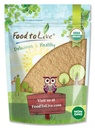 Yiyecek to Live Organic Amla Berry Toz (Amalaki), 8 Oz Non-GMO Indian Gooseberry, Raw, Pure, Finely Ground, Kosher, Vegan. Antioksit, Vitamin C. Parlaklar için Büyük, Shakes, Yogurt, Juices