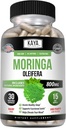 Kaya Naturals Moringa Leaf Extract - Συμπληρωμένο συμπλήρωμα τροφίμων πράσινου - καθαρό δέντρο θαύμα Moringa - Ενίσχυση της ενέργειας φυσικά - θρεπτικό Πυκνό βιταμίνες για ενήλικες - 30 Veggie Count