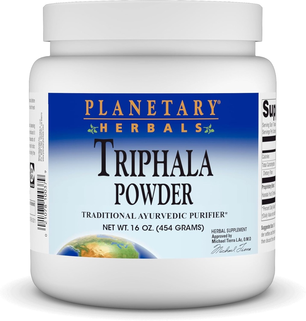 Gezegensel Herbals: Triphala 16 oz. Toz Toz