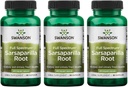 Swanson Sarsaparilla Root-Traditional Herbal Supplement, Skin Health, Urinary Tract & Kidney Support- Natural Formula Supporting General Health & Wellness- (60 Capsules, 450 mg Her) 3 Pack