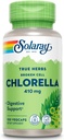 SOLARAY Kırık Hücre Klorella 410 mg | Nutrient-Rich Superfood w/Doly Occurring Protein, Vitaminler, Mineraller, Chlorophyll | Non-GMO | 100 VegCaps