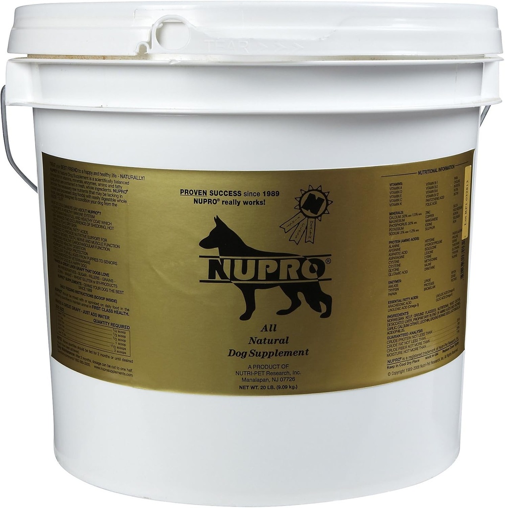 Nupro Όλα τα φυσικά συμπλήρωμα σκύλου (20 lb)