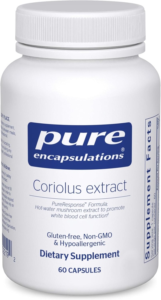Saf Encapsulations Coriolus Extract | Beyaz Kan Hücre Fonksiyonlu* | 60 Capsules