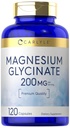 Carlyle Magnezyum Glycinate | 200 mg | 120 Capsules | Non-GMO ve Gluten Free Supplement Supplement