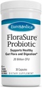 EuroMedica FloraSure Probiyotik - Occasional Bloating & Support Gas Relief - Gut Health Support Supplement with Bifidobacterium Bifidum - 30 Capsulestion Supplement to Aid Against Occasional Bloating & Support Gas Relief - Gut Health Support Supplement with Bifidobacterium Bifidum - 30 Capsules