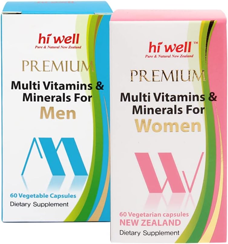 Çift Paketi Vitamini (Erkek/kadınlar için çok fazla Vitamin ve Mineral)