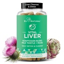 Vital Liver Cleanse Detox & Tamir – 9-in-1 Liver Support Supplement – Milk Thistle, Artichoke Extract, Turmeric, Adaptogens – Optimal Liver Function and Digestive Health – 60 Vegetarian Soft Capsules