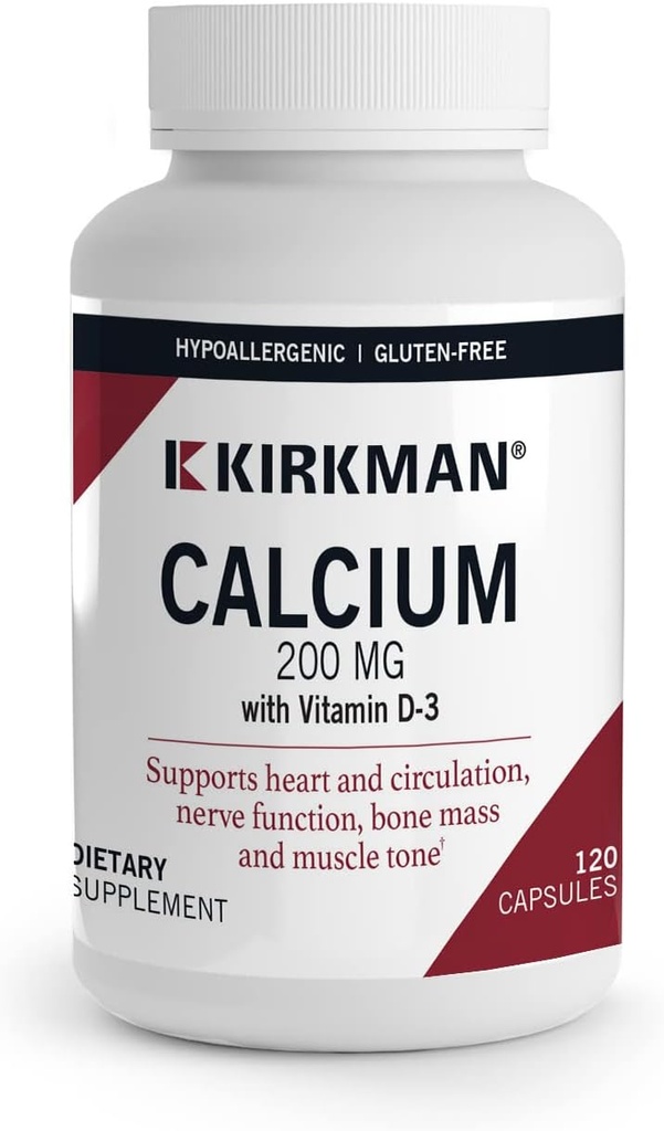 Kirkman'ın saf en küçük 50 mg - Hipoallergenik 120 Vejetaryen Capsules - Gluten ve Casein Free