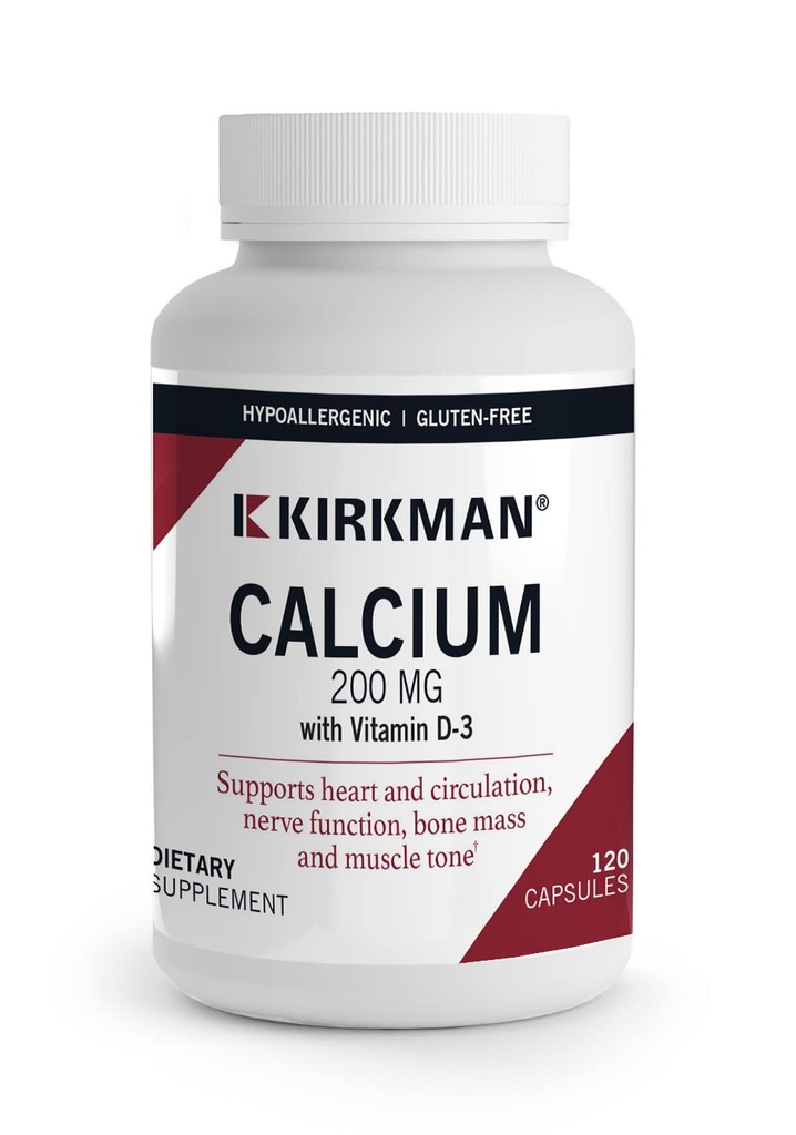 Kirkman'ın saf en küçük 50 mg - Hipoallergenik 120 Vejetaryen Capsules - Gluten ve Casein Free