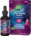 Nature's Way Umcka ColdCare Homeopathic, Shortens Colds, Sore Throat, Cough, and Congestion, Phenylephrine Free, Non-Drowsy, 2 Fl. Oz.
