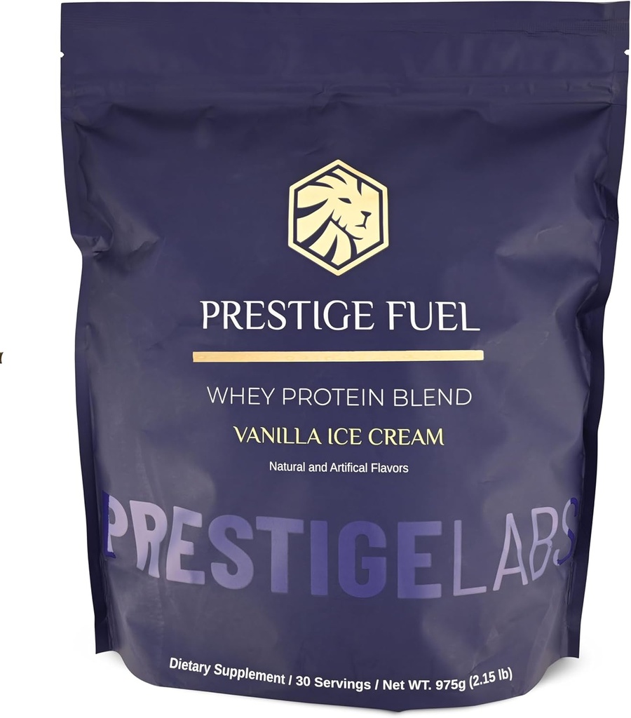 Prestige Yakıt Doğal Protein Whey ve Isolate Mix Vanilla Dondurma Flavor (30 hizmet)