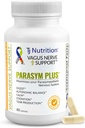 Parasym Plus Vagus Nerve Support, Patented Digestive Nutritional Supplements, Energy Branson for Men and Women, Memory Supplement for Brain, Gentle Immune System Support, 60 Capsules