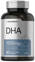 Horbaach DHA Supplement 1500 mg | 90 Softgels | EPA, Omega 3, DHA | Non-GMO, Gluten Free