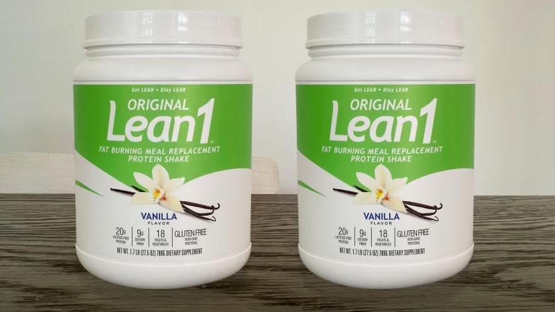 Lean1 Meal Emekli Protein Shake, Vanilla Flavor, 15 Hizmet Tubs