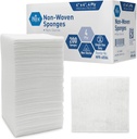 MED PRIDE Non-Woven Non-Sterile Cerrahi Sponges 200 Pack, 4in X 4in 4-Ply Gauze Pads for First Aid Yara Care