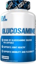 Evlution Beslenme Glucosamine - 500 mg Glucosamine Sulfate - Ortak Sağlık Tamamı - Hareketlilik ve Flexability Desteği - 90 Hizmetler