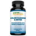 SHIFAA NUTRITION Premium Colon Cleanse & Herbal Detox Pills | 2x15 Gün Supply | Probiyotiks, Fennel Tohum, Cascara Sagrada & Ginger Root Halal Vitaminleri