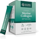 Nature's Sunshine Marine Collagen - Premium Wild-Caught Alaskan Pollock Collagen Toz - Nonflavored to-Go Sticks to Support Radiant Skin and Health Joints