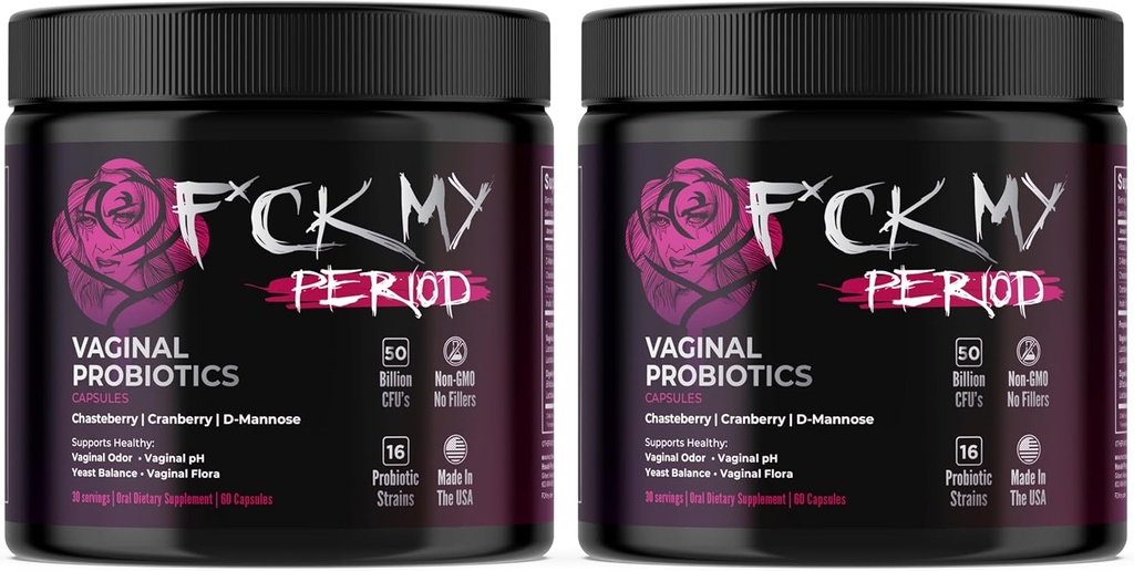 Kadınlar için Vaginal Probiyotikler | Kadınlar Dönemi Probiyotikler Viginal Probiyotikler | Kadın Fizy & Vag Health | Prebiyotikler for Gut, UTI, & Vagional Health (2 Pack)
