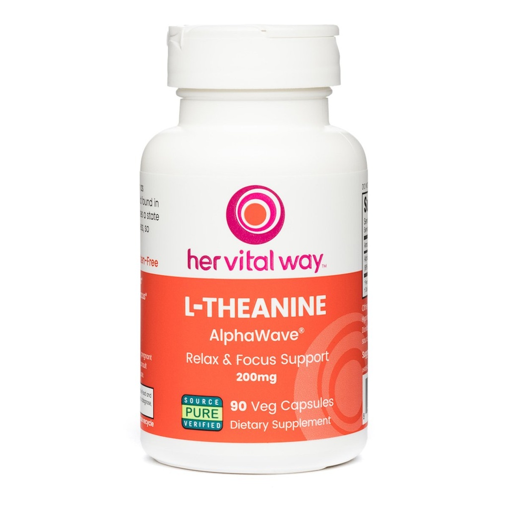 L-Theanine, Ekstra Kuvvet 200 mg Rahat ve Focus Desteği, AlfaWave ile