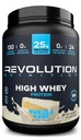Revolution Nutrition, High Whey, Protein Powder 2LB, Gluten Free, Lean Myster Mass for Men & Women, 25g Protein Per Scoop, 907 g, 24 Servings (Vanilla Cake, 2 Λίρες)