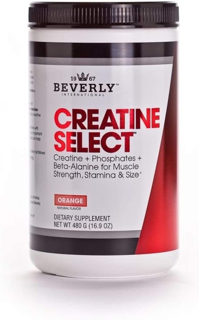 Beverly International Creatine Select with Phosphates, 40 Υπηρεσίες. Μια μονοϋδρική Φόρμουλα Πλάσματος Αποτυχίας. Ενισχύστε το μέγεθος των μυών, τη δύναμη, την αντοχή και την ανάκαμψη. για άνδρες και γυναίκες. Έχει γεύση σαν τανγκ