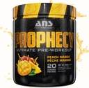 ANS Performansı Prophecy Pre Workout Toz (20 Hizmet, 14.5 oz) – Gluten Free Pre-Workout Formula - Enerji & Güçlü - Sugar Free- Art & Workout Volum (Peach)