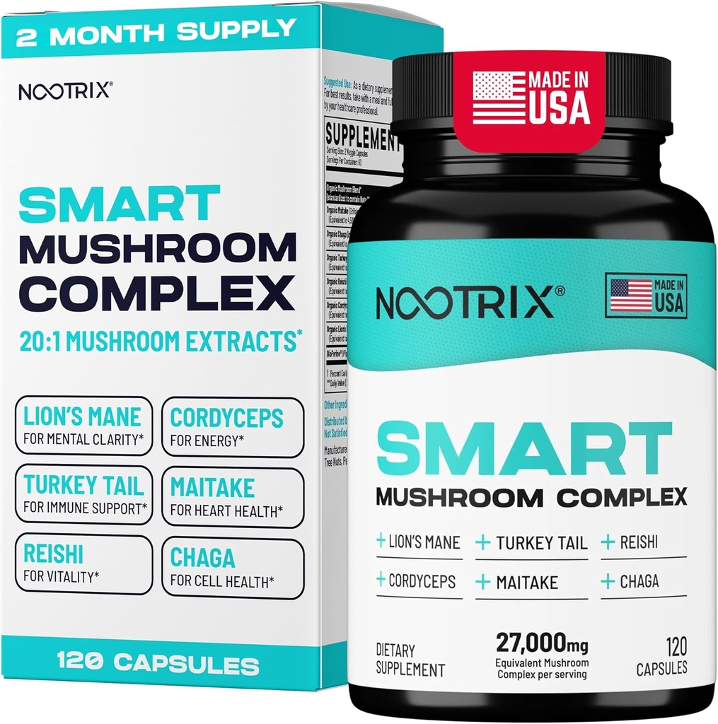 Nootrix Smart Μανιτάρια Complex Συμπλήρωμα 