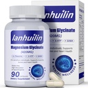 6-σε-1 σύμπλοκο μαγνησίου, 420mg γλυκινικό μαγνήσιο, συμπλήρωμα μαγνησίου με GABA, 5-HTP, L-Θεανίνη, L-Τυροσίνη, χορτοφαγική & υψηλή απορρόφηση, 90 κάψουλες