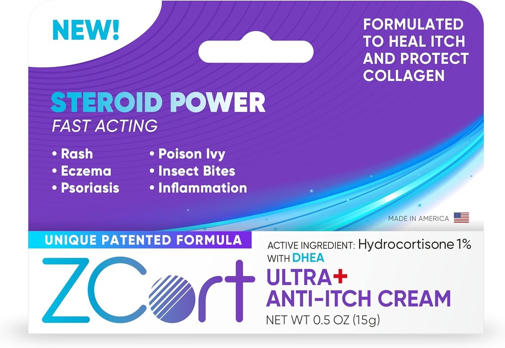 Ultra+ DHEA ile Patentlenmiş Anti-Itch Cream