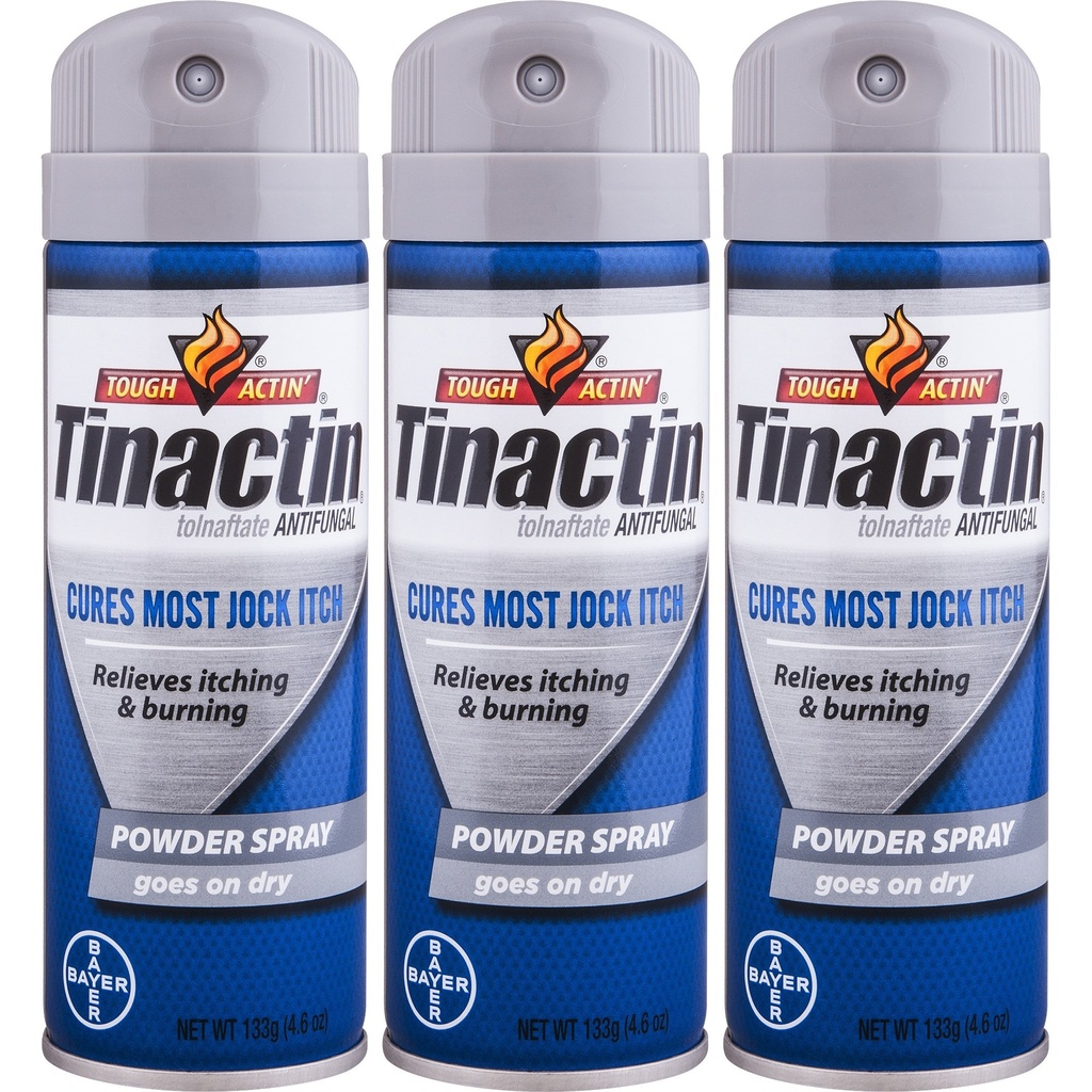 Tinactin Jock Itch Spray Toz,4.6 oz. (Pack of 3)