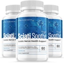 (3 Pack) Sciatisoothe Supplement for Sciatia, Sciati Soothe Nerve Health, Sciatisoothe Capsules Vitamins, Sciatisoothe Advanced General Wellness Support maximum Strength Formula USA (180 Capsules)