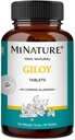 minature Giloy 90 Tabletler | 1000 mg | 45 Days Supply | 100% Natural Giloy/Guduchi | Vegan | Hindistan'dan |