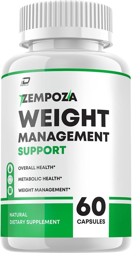 Zempoza Metabolism Capsules - Zempoza Naural Dietary Supplement, Zempoza Capsules, Zempoza Pills, Zampoza, Zempoza Reviews (60 Capsules)