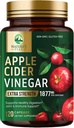 Apple Cider Vinegar Capsules ACV Supplements 1877 mg, D3, çinko & Best ACV Supplement Pills Daha İyi Digestion için Gut Health, Immune System Support, Non-GMO & Gluten Free, 120 Capsules