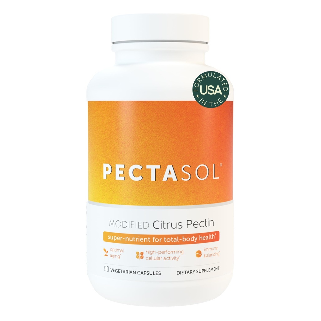 Pecta Sol Modified Citrus Pectin – 90 Capsules – Total-Body Health Supplement to Support the Heart, Immune System, Inflammation Response & Health Aging + Sağlıklı Galectin-3 Seviyelerini Korumak