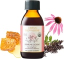 Urban Moonshine Immune Zoom - Hızlı Giriş Immunity Boost - Organik Yaşlı Syrup - Echinacea - Raw Honey - Sertifikalı Organik - 4.2 Fl Oz