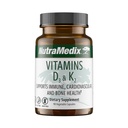 NutraMed altı D3 ve K2 Immune Support Supplement for Women & Men - Help Support Heart Health - Can Assist withdis Metabolism (90 Capsules)