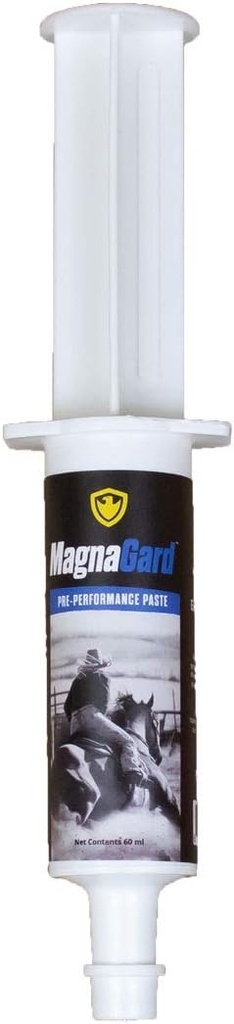 Atlar için Pre-Performance Paste - All Natural Calmer, Acid Buffer, Gastrik Support w/Electrolytes - 60 ml Magnete
