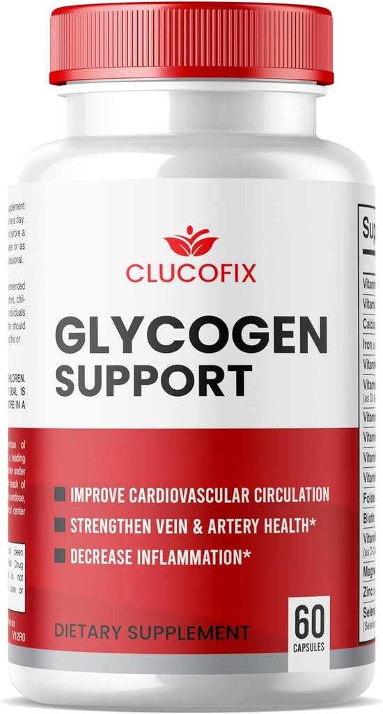 (1 Pack) ClucoFix Glycogen Support Capsules, ClucoFix Glycogen Health & Wellness Multivitamin Support Supplements Pills, ClucoFix Glyco Advanced Formula Support Yorumlar