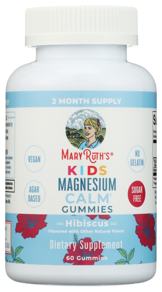 Παιδιά Μαγνήσιο Citrate Gummies by MaryRuth's 2 Month Sugar Free 