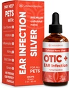 Dog Ear Enfeksiyon Tedavisi | OTIC+ Köpekler ve Kediler için enfeksiyon tedavisi | Cat Clean Drops | Chlorhexidine için yıkanır | Otic Irritations & Itchings | Nano Silver | 2 Oz Oz