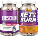 Gelişmiş Keto & Fitness Sche - Premium Forskolin Extract Plus Keto, Max Slim Look için 11 Doğal Herbs ile, Ultra Strength Pills, Immune Support, Lost Fast Fast Fast
