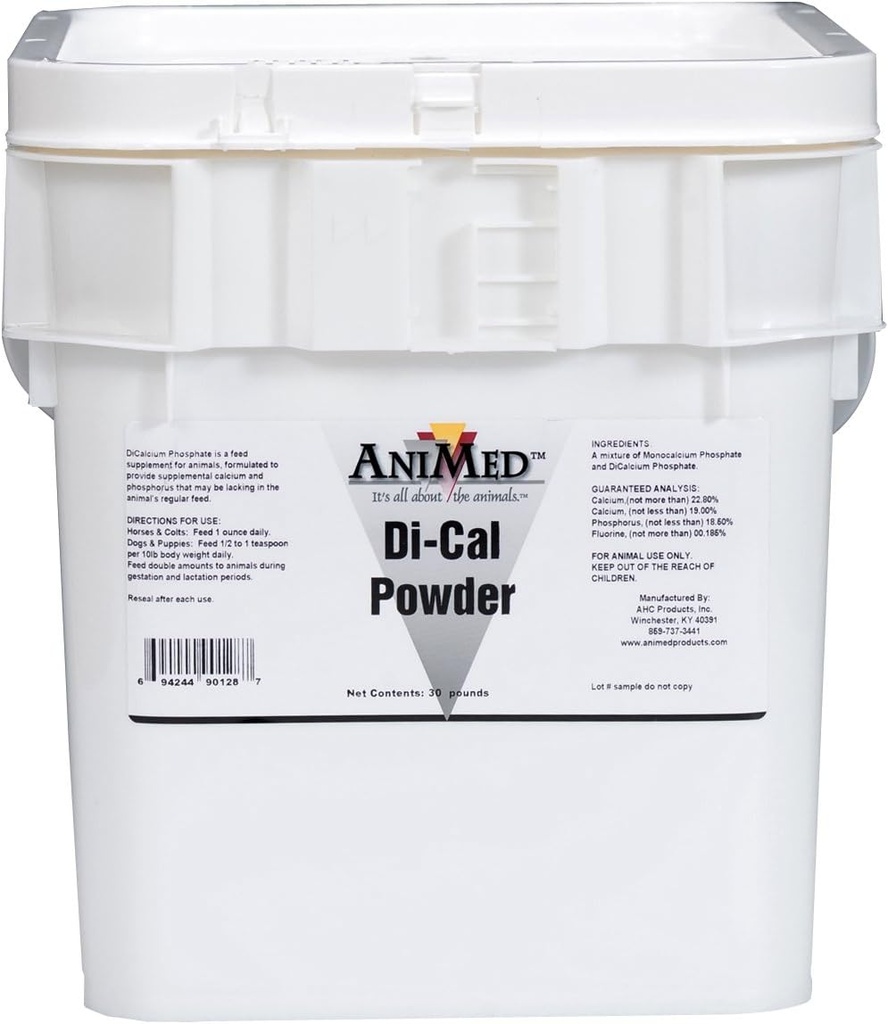 AniMed Di-Cal Toz Supplementaluba ve Phosphorus atlar için, 30-Pound